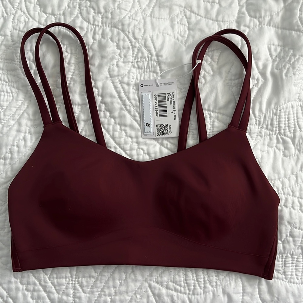 NWT Lululemon Like a Cloud Bra B/C size 2